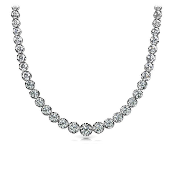 Tennis Necklaces >