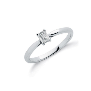 Larissa 0.25 Carat Natural Emerald cut  Diamond Ring