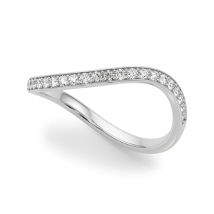 Avena Lab-Created Diamond Round cut  Shaped Women's Wedding Ring