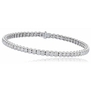 2.5-7 Carat G/SI1 Round Brilliant cut Dimaonds Semi Bezel