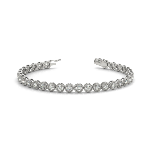 Ricole Natural Illusion Set Diamond Tennis Bracelet