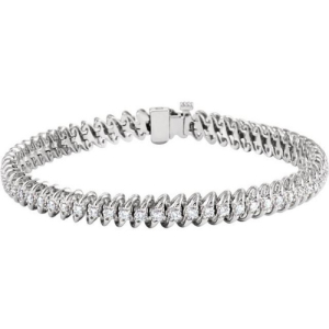 Rebeca Natural S Link Diamond Tennis Bracelet