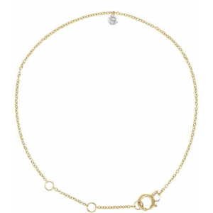 Syretia Natural Diamond Yellow Gold Friendship Bracelet