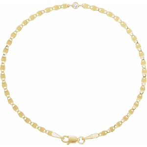 Seallie 0.06 Carat Natural Diamond  Chain Bracelet