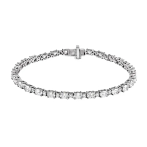Suzanna Natural 4 Prong Diamond Tennis Bracelet
