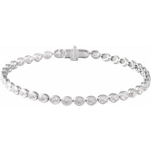 Raynne Natural Diamond Bezel Set  Bracelet