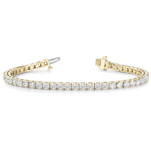 Renie Moissanite Yellow Gold  Bracelet