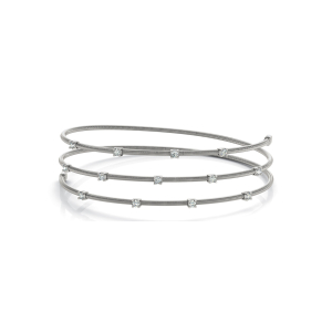 Margot Lab-Created Round cut Diamond Bangle Bracelet
