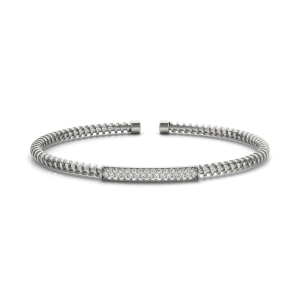 Harry Lab-Created Round cut Diamond Bangle Bracelet