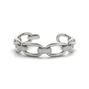 Haven  Lab-Created Round cut Diamond Bangle Bracelet