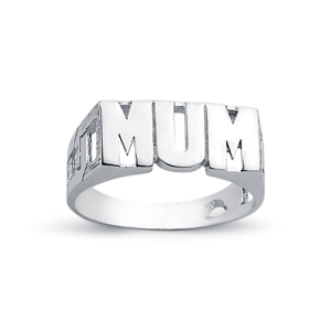MUM  Width:8 Gold Diamond Ring