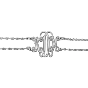 Jolie  Sterling Silver Diamond Bracelet