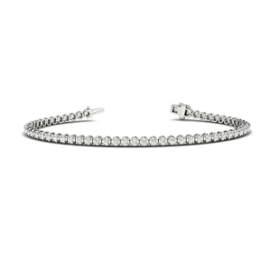 Tabitha 1.18 Carat Lab-Created Round cut Prong Setting  Diamond Tennis Bracelet