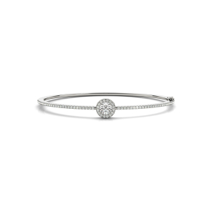 Vana Lab-Created Round cut 4 Prong Set  Diamond Bangle