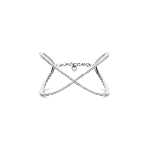 Venba Natural Round cut 4 Prong Set  Diamond Bangle