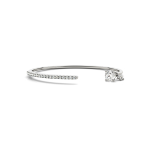 Vyla Natural Round cut 4 Prong Set  Diamond Bangle