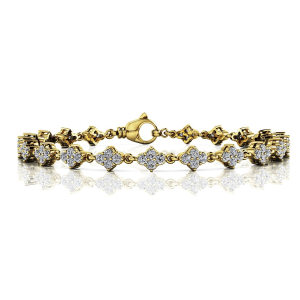 Vilma Natural Diamond Rose Gold Prong Set Designer