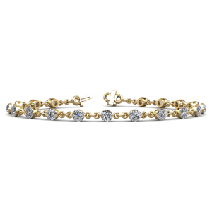 Verona Lab-Created Diamond Rose Gold 2 Prong Set Delicate