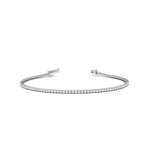 Ariana Lab-Created Prong Setting  Diamond Tennis Bracelet