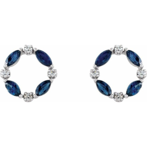 Holey Blue Sapphire Prong Set 