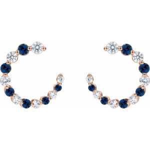 Taye Blue Sapphire Rose Gold 