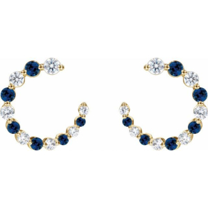 Taye Blue Sapphire Yellow Gold 