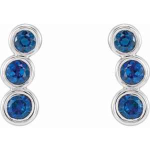 Huetta Blue Sapphire Bezel Set 