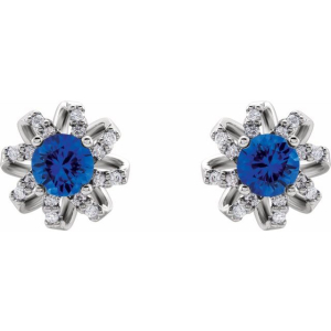 Huetts Blue Sapphire 4 Prong Set 