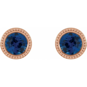Teyah Blue Sapphire Rose Gold 