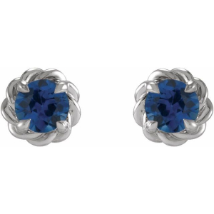 Tooba 0.48 Carat Blue Sapphire Round cut 