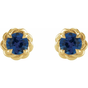 Tooba Blue Sapphire Yellow Gold 