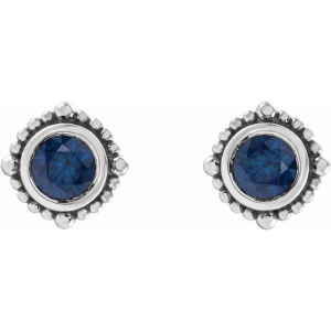 Tida 0.30 Carat Blue Sapphire Round cut 