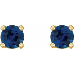 Theda 0.30 Carat Blue Sapphire Round cut 