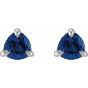 Teah 1.26 Carat Blue Sapphire Trillion cut 