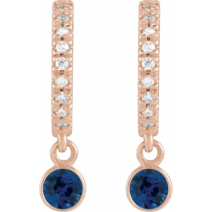 Tuyet Blue Sapphire Rose Gold 