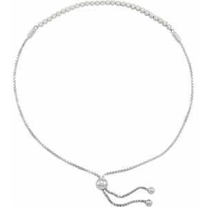 Silvya 0.60 Carat Natural Diamond Round cut Chain Bracelet