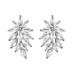 Korin Natural Prong Set Designer Diamond Earrings