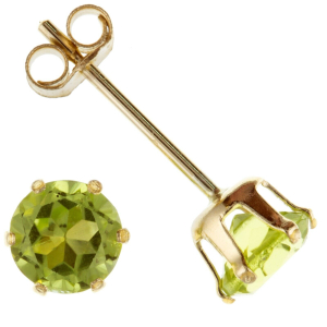  0.50-carat birthstone for August 6 Claw Stud Earrings available in 9-karat Gold
