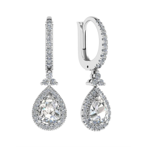 Lodima Natural 3 Prong Drop Diamond Earrings