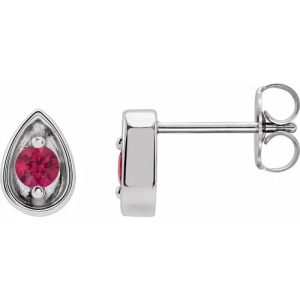 Halinor 0.30 Carat Natural Ruby Round cut Prong Set 