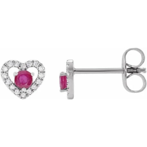 Harly 0.29 Carat Natural Ruby Round cut 3 Prong 