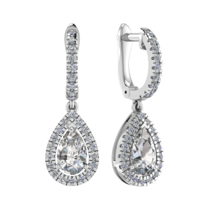 Elegant Oval Shaped Drop  Earring