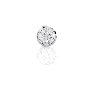 0.15-1.50 carat Bazel Setting Natural And Lab Created Men's Single Earring