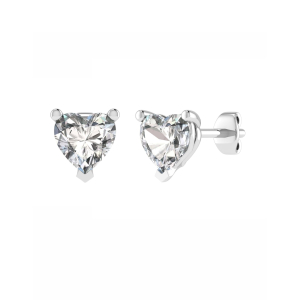 Julieta Lab-Created 3 Prong Studs Diamond Earrings