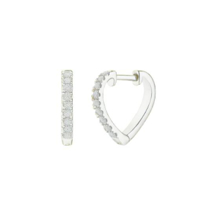 Aireen Lab-Created Round cut Claw Set  Cluster Diamond Earrings