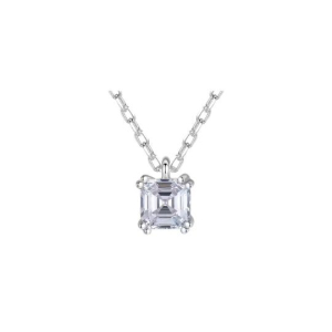 Beldriciya Lab-Created Diamond Rose Gold Double Prong  Necklace