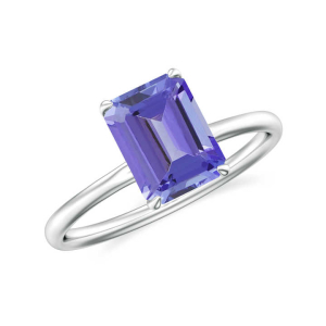 Alda 4 Prong Tanzanite Engagement Ring