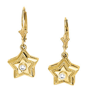 Elyn 0.07 Carat Natural Diamond Round cut Womens Drop Earrings