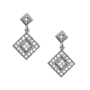 Ellysia 0.50 Carat Natural Diamond Round cut Womens Drop Earrings