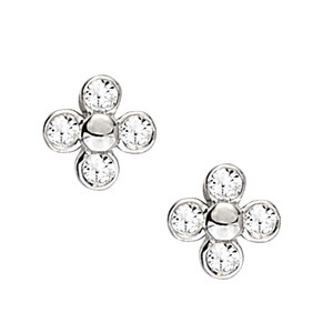 Batinah 0.50 Carat Natural Round cut Diamond Cluster Earrings